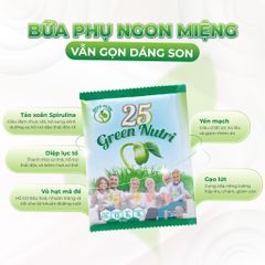 Sữa Hạt Ngũ Cốc 25 Green Nutri Nhập Khẩu - Thanh Lọc Cơ Thể, Vegan, 300gr (12 Gói), Chất Lượng Cao từ Malaysia